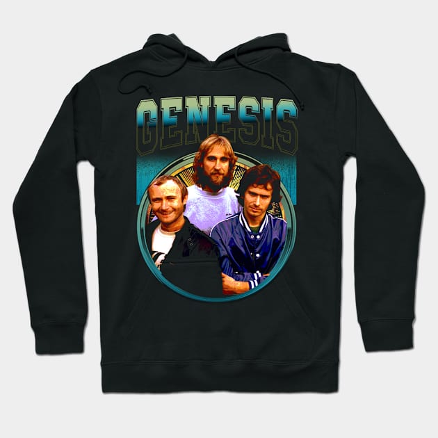 Ripples in Style Genesis Band Tees, Create Fashion Waves with the Prog-Rock Icons Hoodie by Insect Exoskeleton